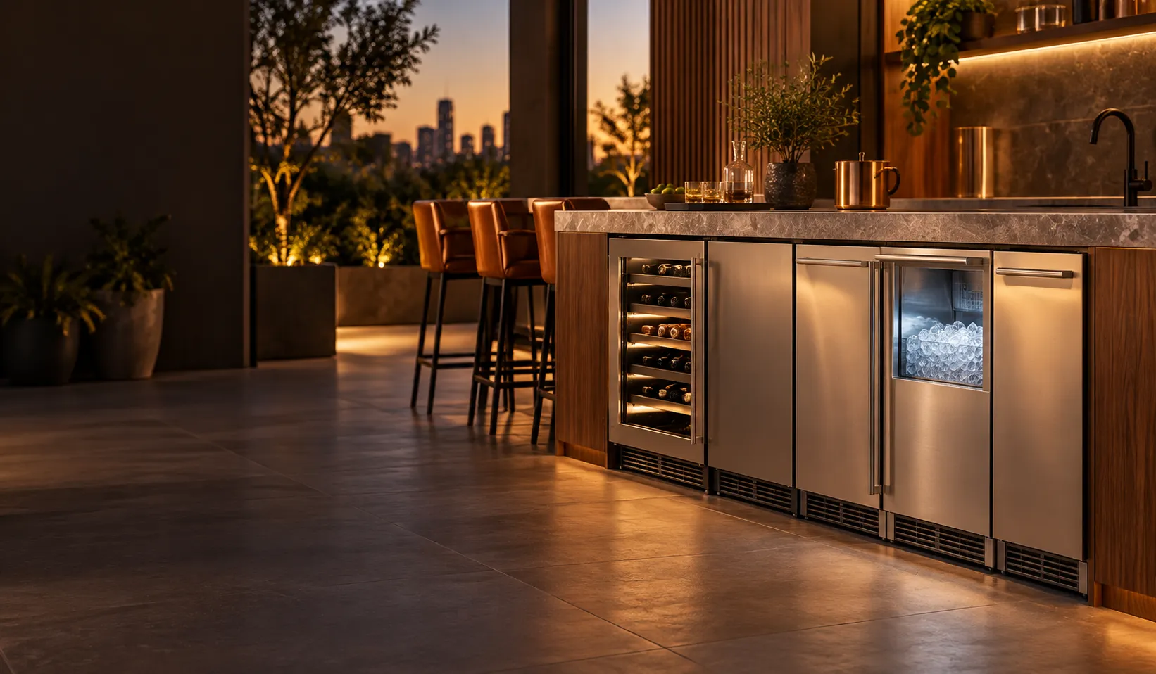 U-Line appliances in a Houston kitchen